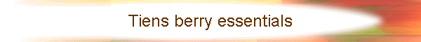 Tiens berry essentials