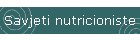 Savjeti nutricioniste