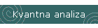 Kvantna analiza
